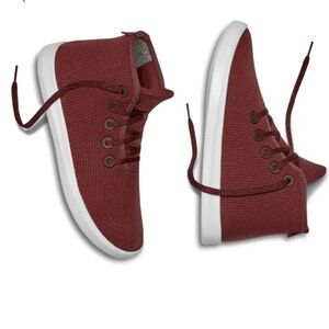 Allbirds Women’s Treetop Burgundy High-Top Sneakers Sz 9